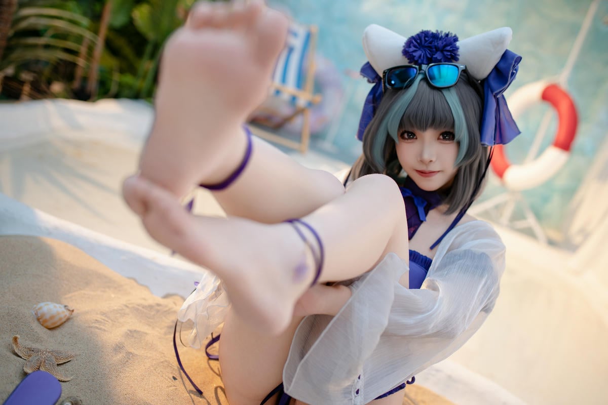 图片[27]-Bangni邦尼 cosplay Cheshire Swimsuit – Azur Lane【86P】 – COSPLAY-御萝部落