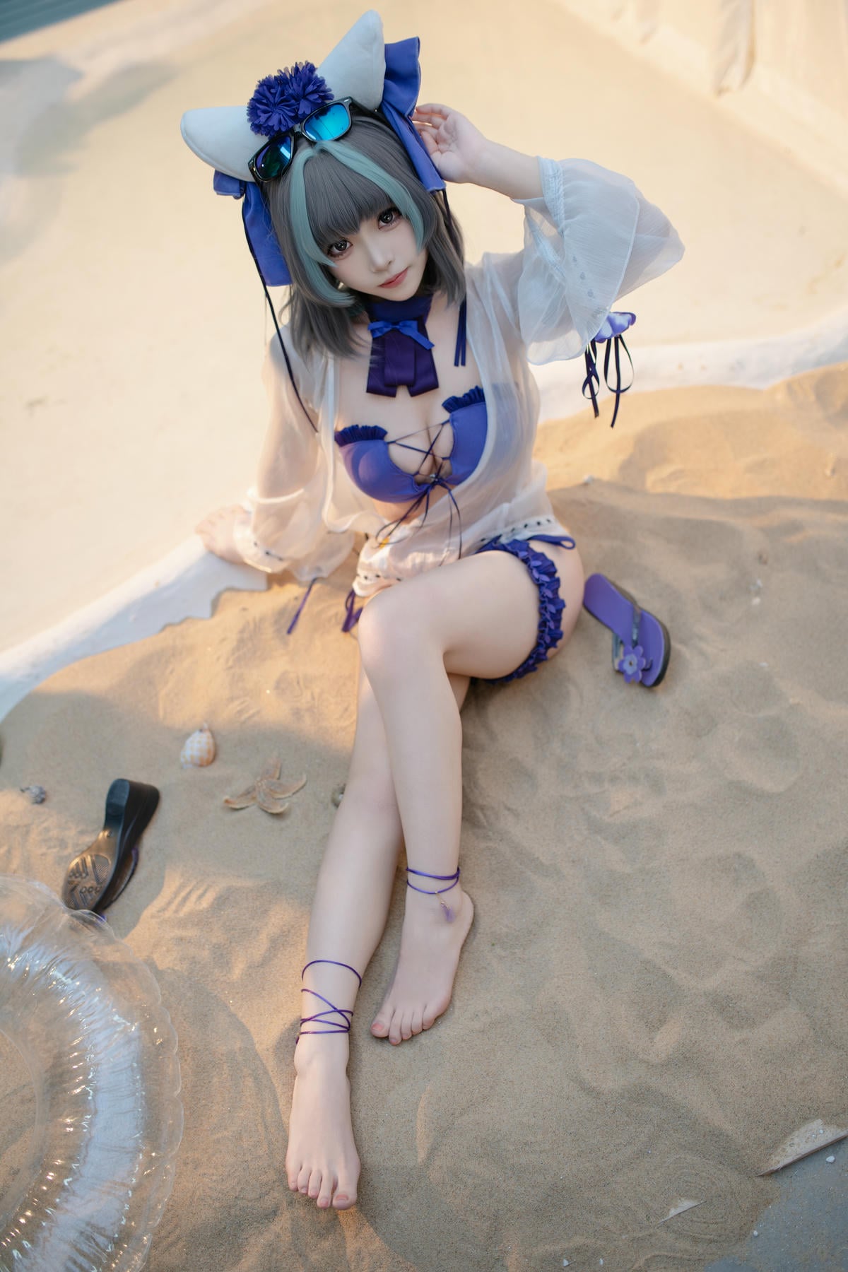 图片[29]-Bangni邦尼 cosplay Cheshire Swimsuit – Azur Lane【86P】 – COSPLAY-御萝部落