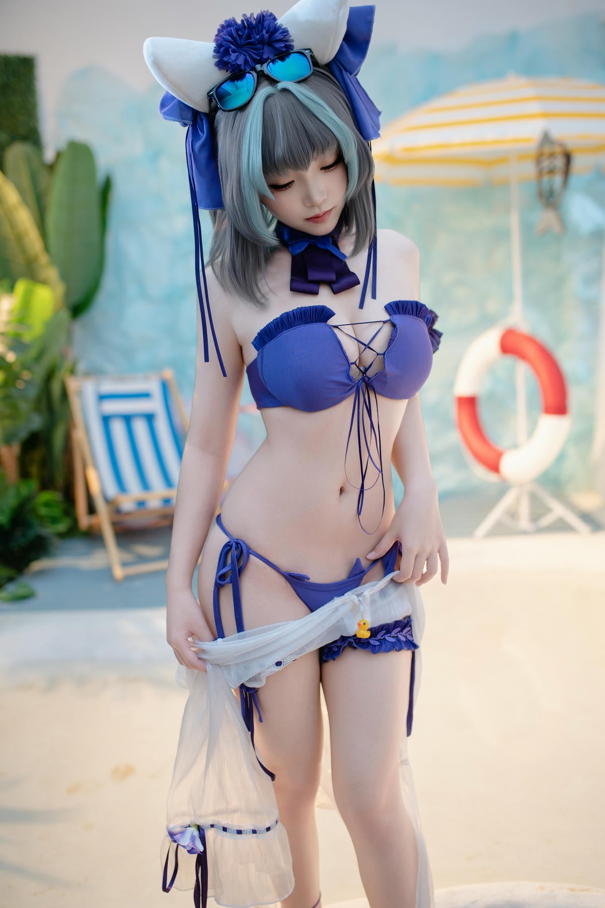 图片[34]-Bangni邦尼 cosplay Cheshire Swimsuit – Azur Lane【86P】 – COSPLAY-御萝部落