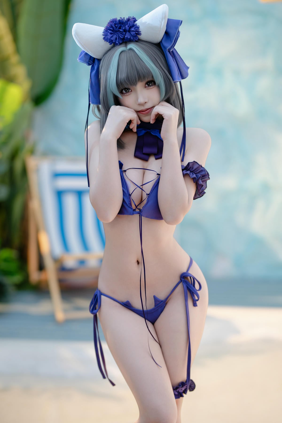 图片[62]-Bangni邦尼 cosplay Cheshire Swimsuit – Azur Lane【86P】 – COSPLAY-御萝部落