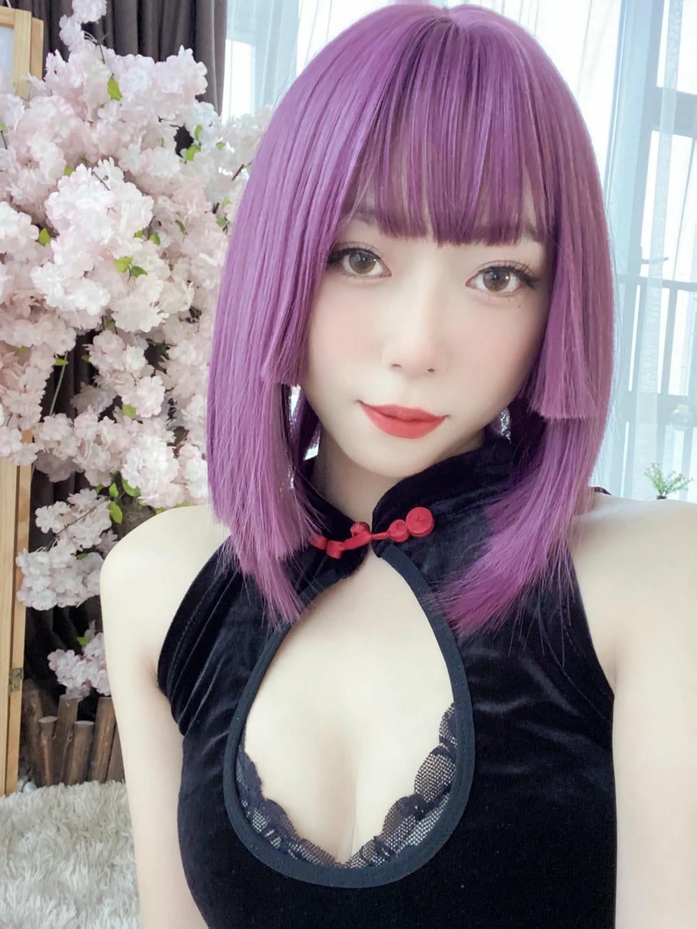 图片[63]-Money冷冷 – 高叉旗袍蕾絲裙 【107P】 – COSPLAY-御萝部落