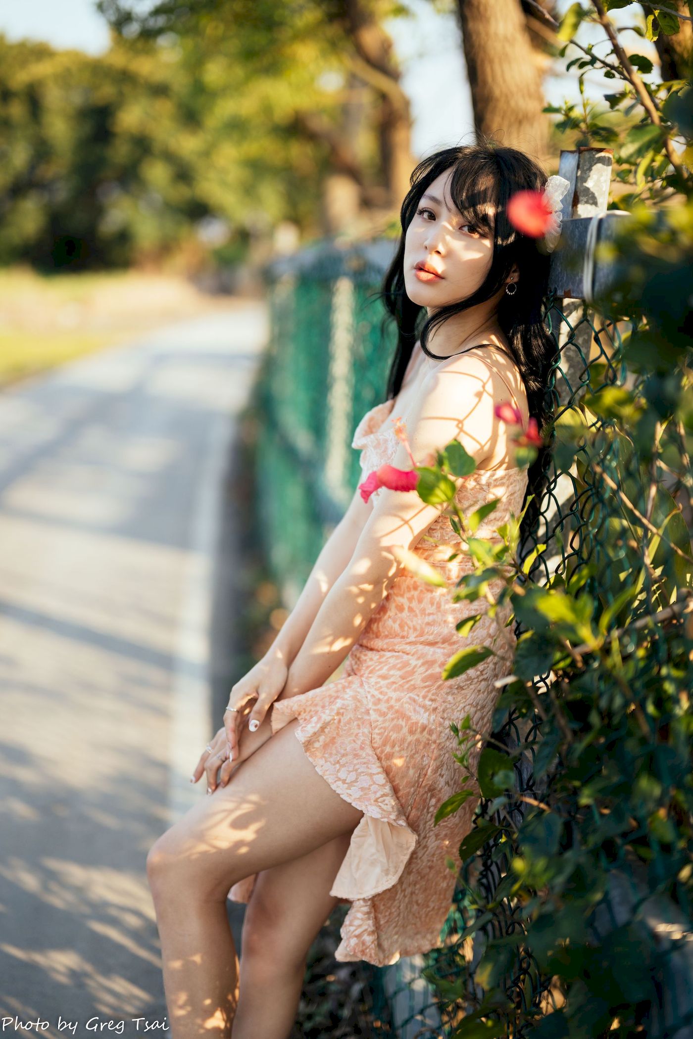 Ashley暖色连衣裙阳光系列写真