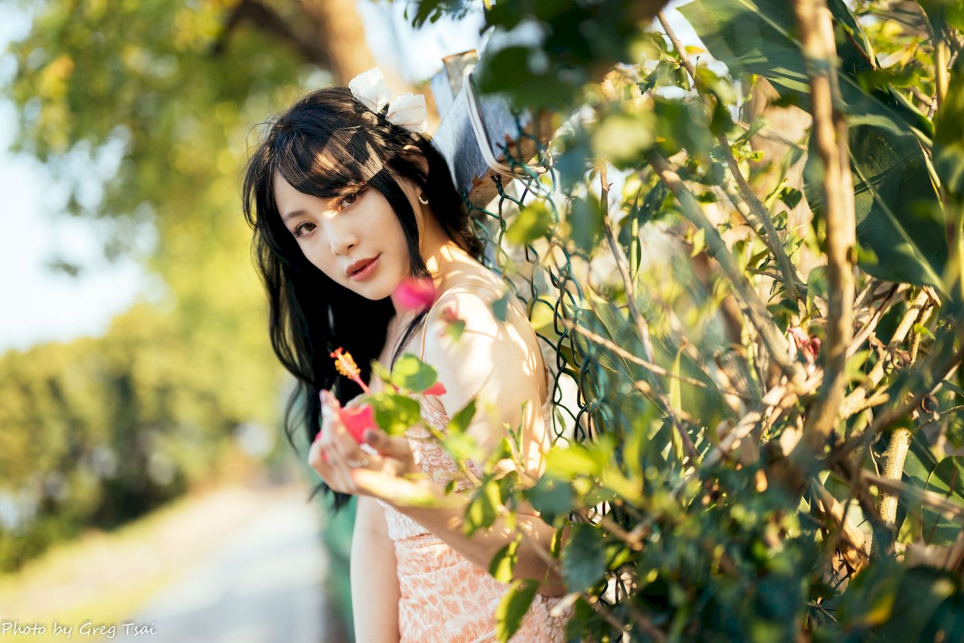 Ashley暖色连衣裙阳光系列写真