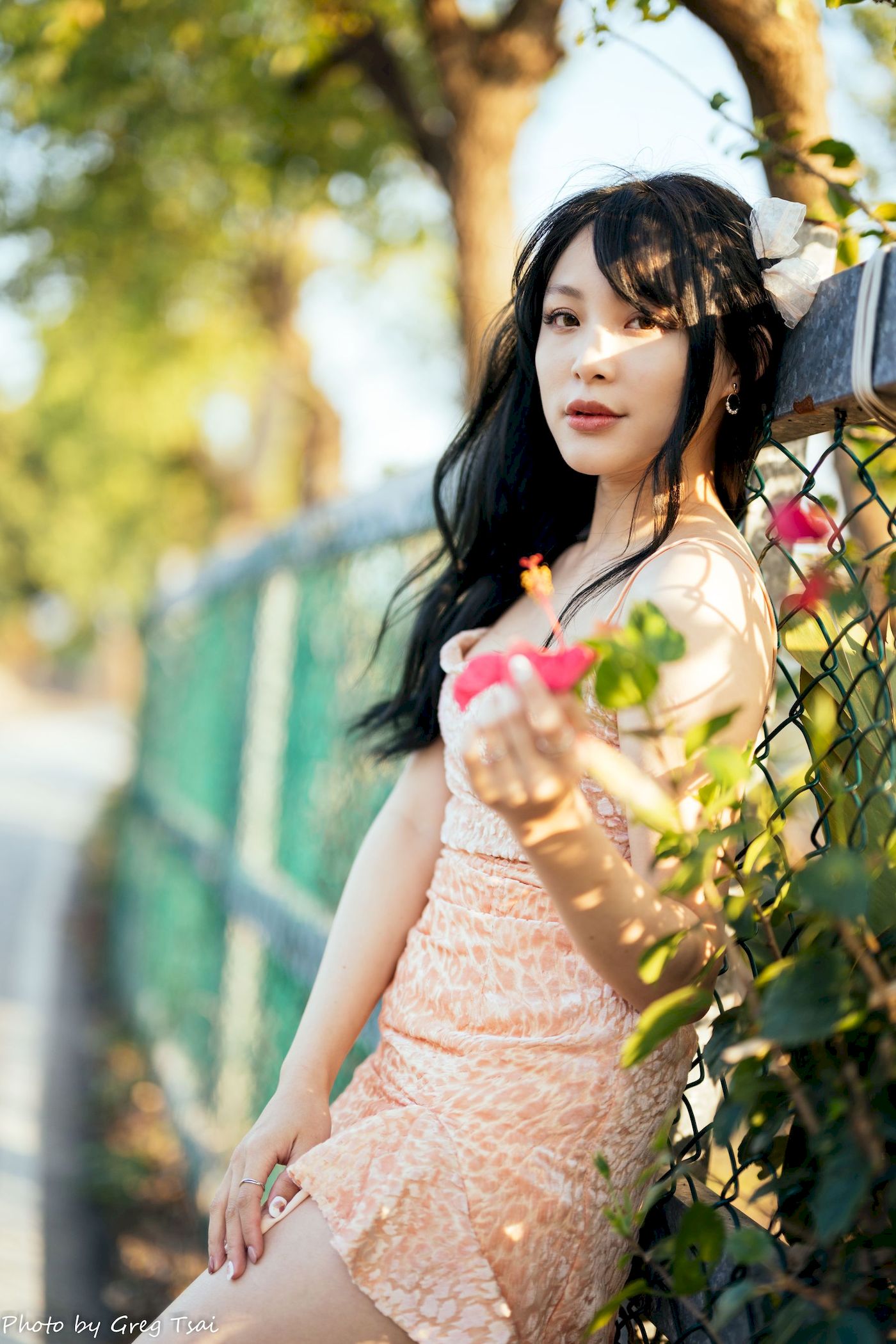 Ashley暖色连衣裙阳光系列写真