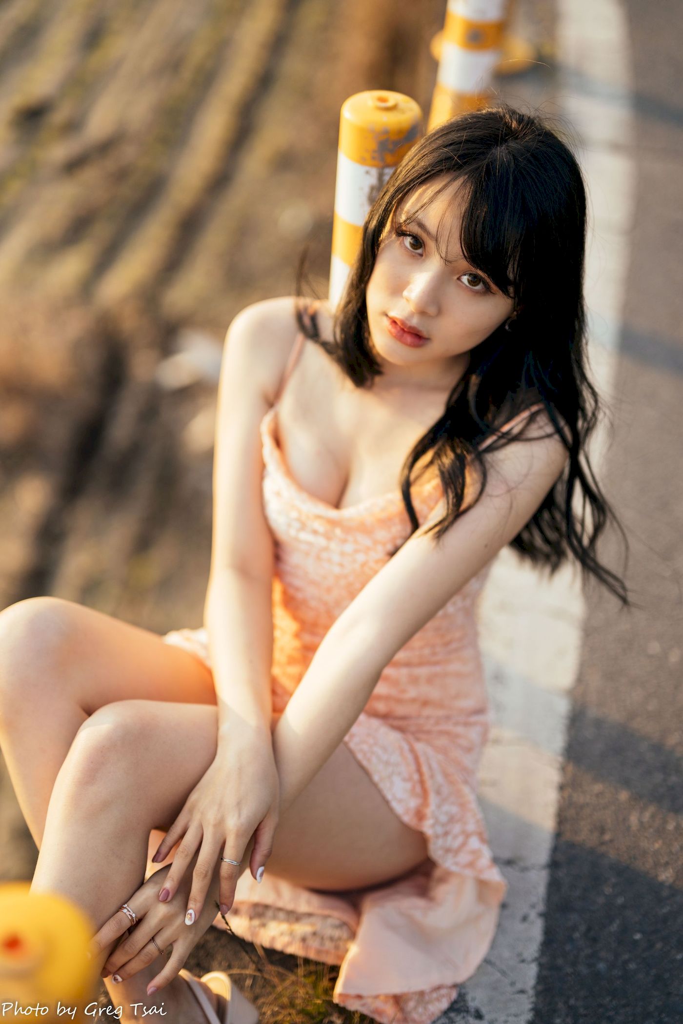 Ashley暖色连衣裙阳光系列写真