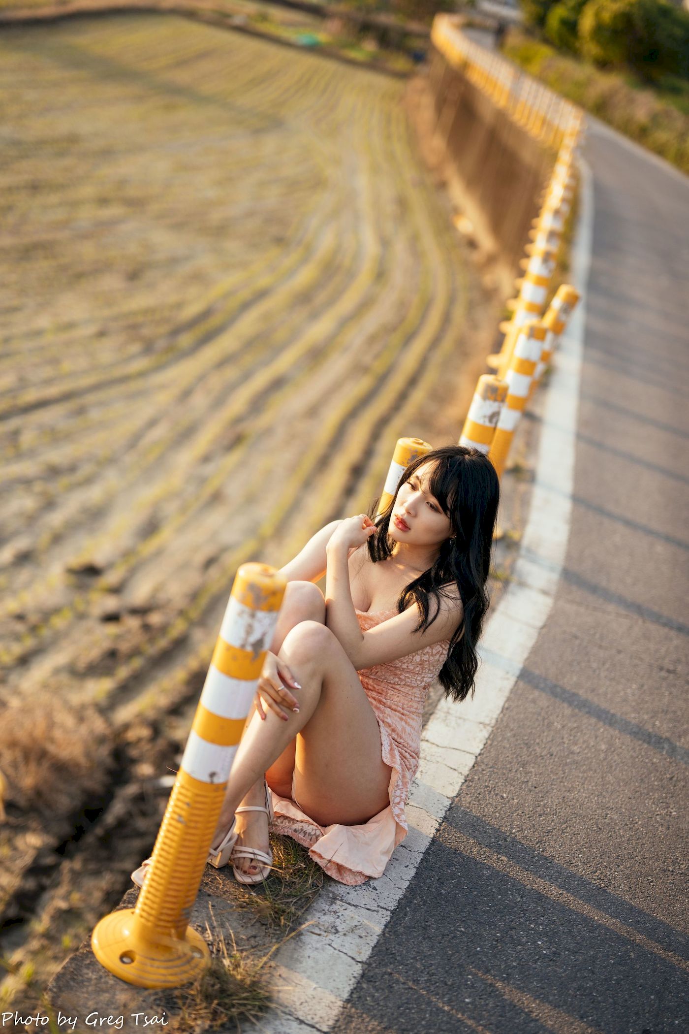 Ashley暖色连衣裙阳光系列写真