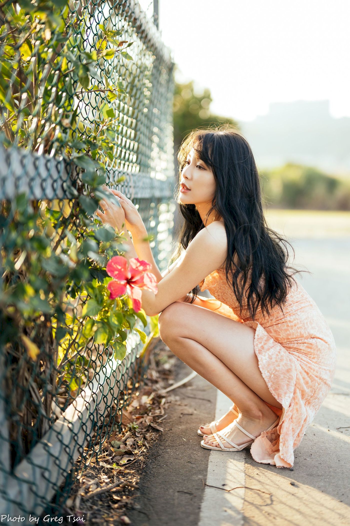 Ashley暖色连衣裙阳光系列写真