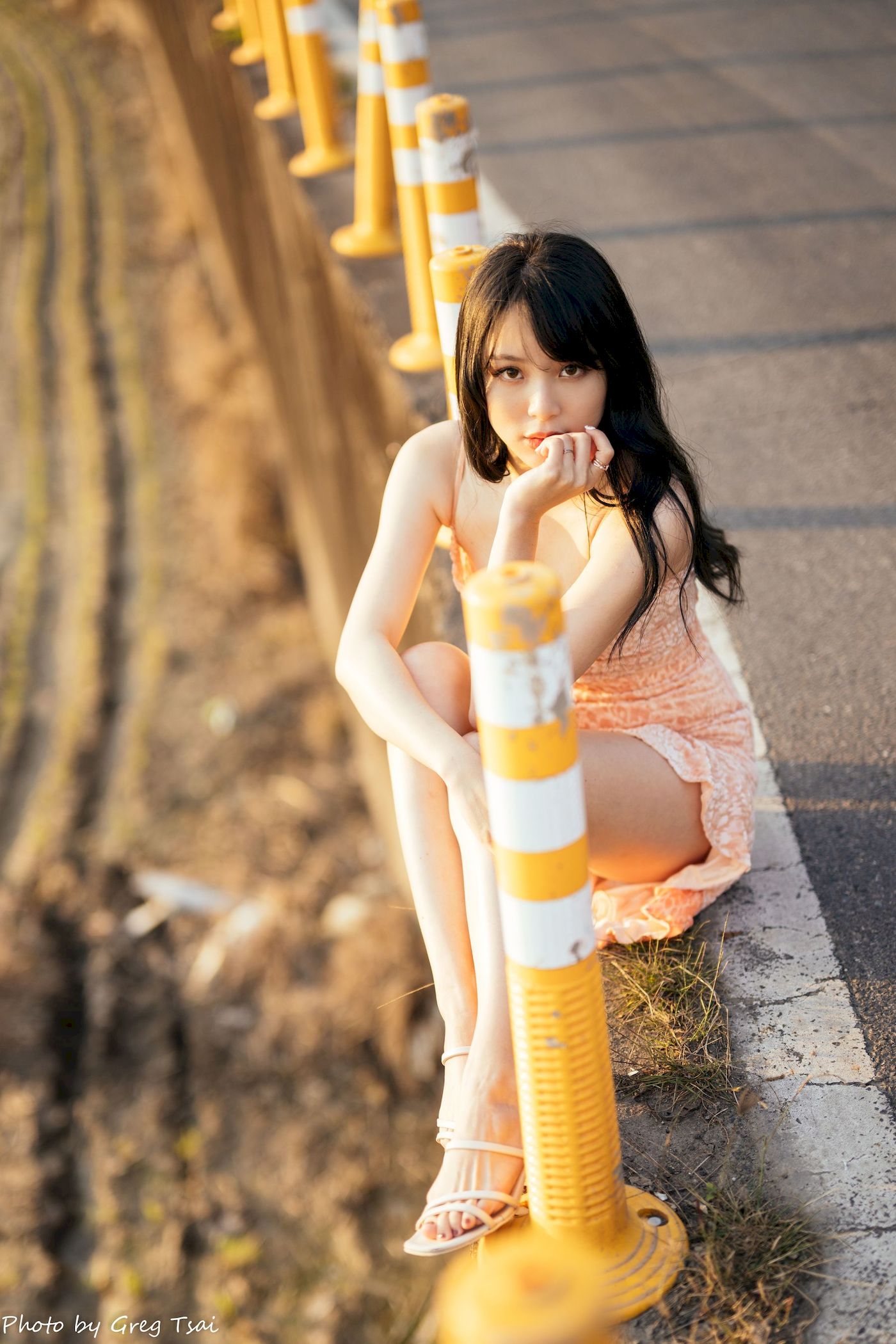 Ashley暖色连衣裙阳光系列写真