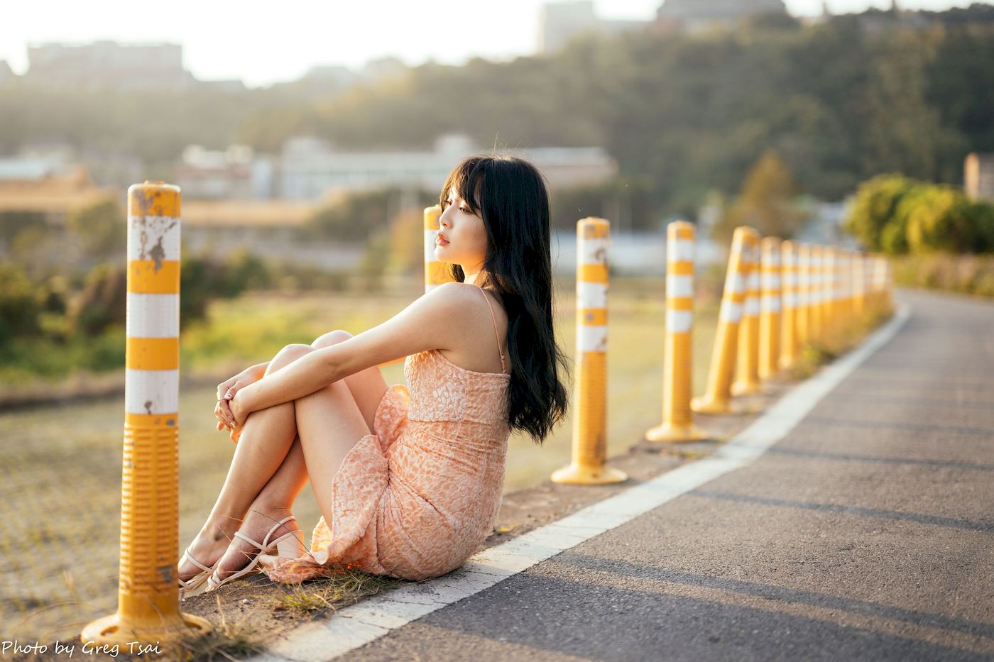 Ashley暖色连衣裙阳光系列写真