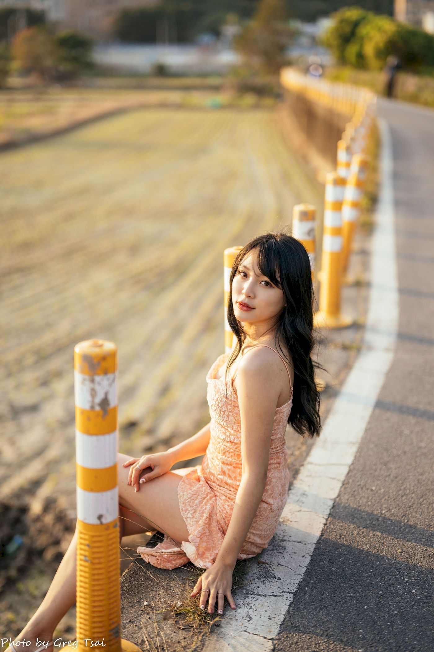 Ashley暖色连衣裙阳光系列写真