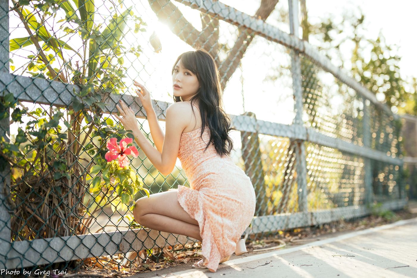 Ashley暖色连衣裙阳光系列写真