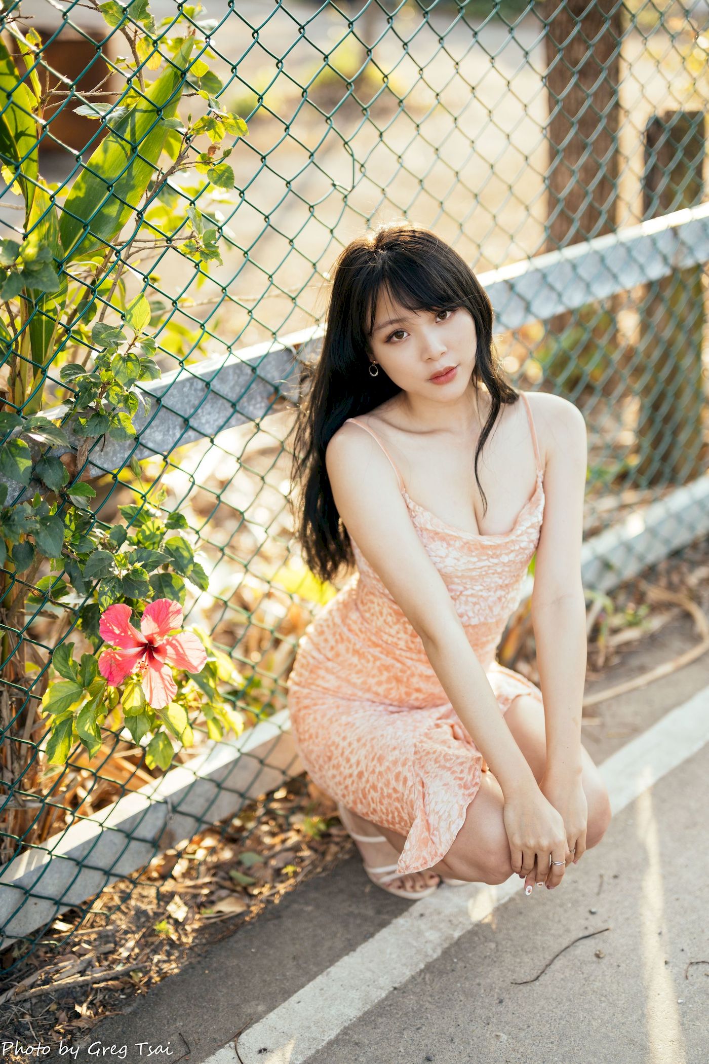 Ashley暖色连衣裙阳光系列写真