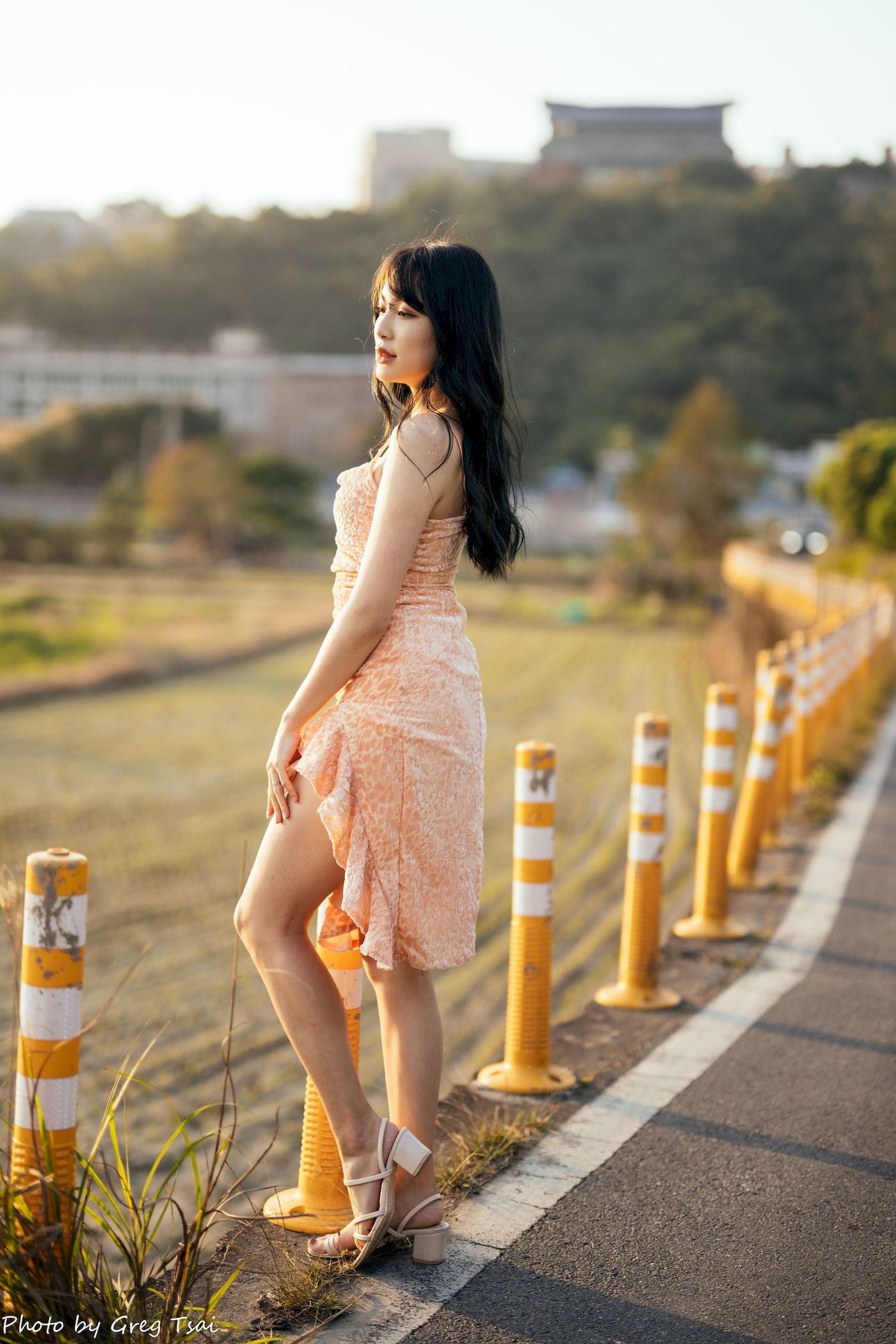 Ashley暖色连衣裙阳光系列写真