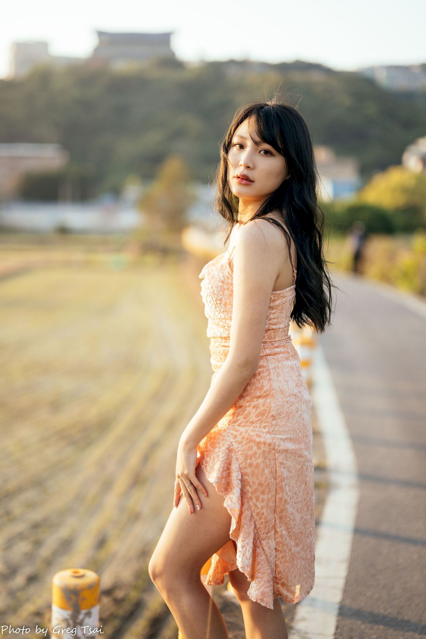 Ashley暖色连衣裙阳光系列写真