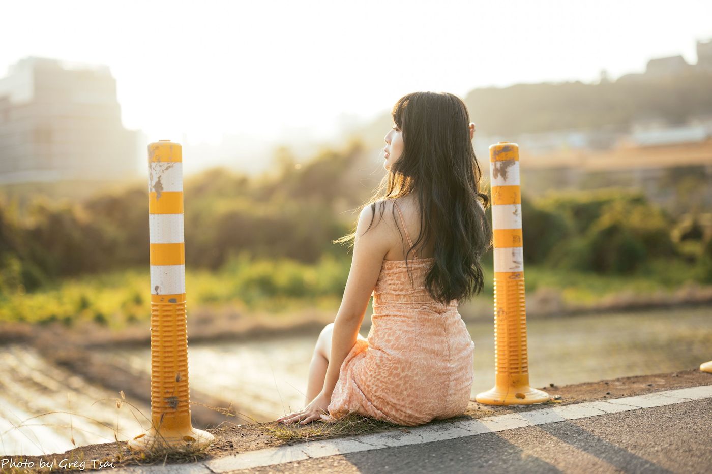 Ashley暖色连衣裙阳光系列写真