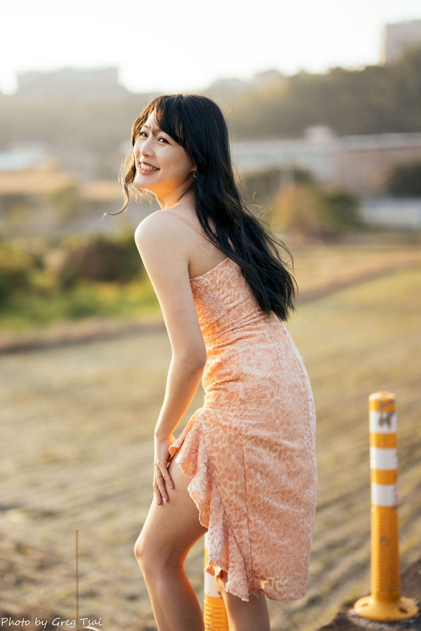 Ashley暖色连衣裙阳光系列写真