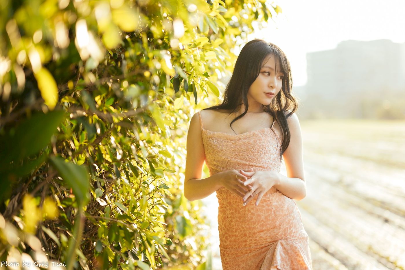 Ashley暖色连衣裙阳光系列写真