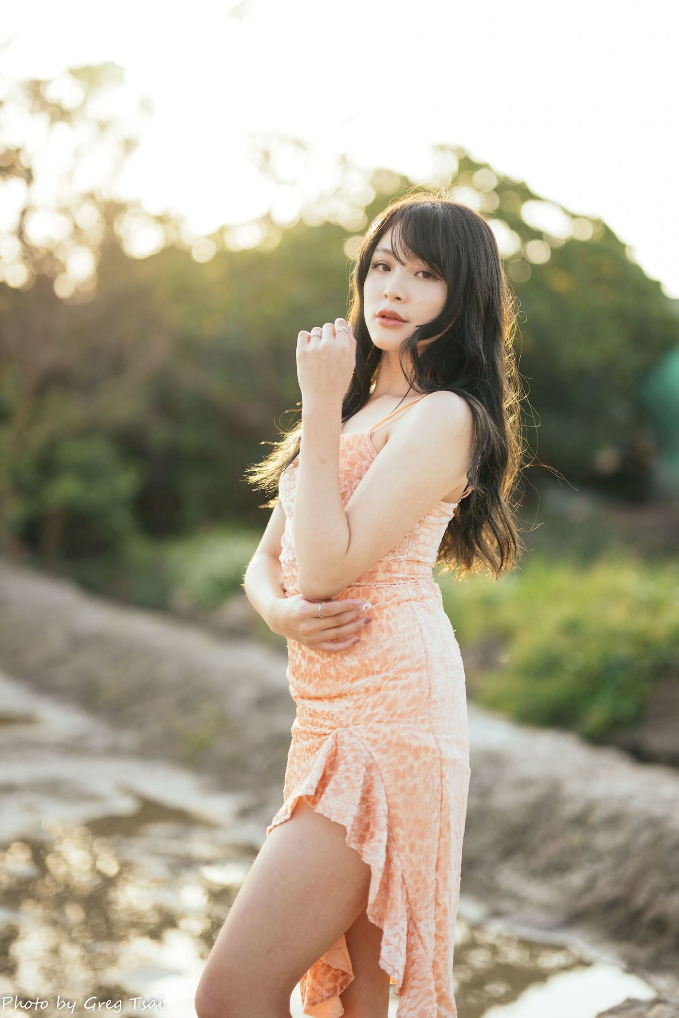 Ashley暖色连衣裙阳光系列写真