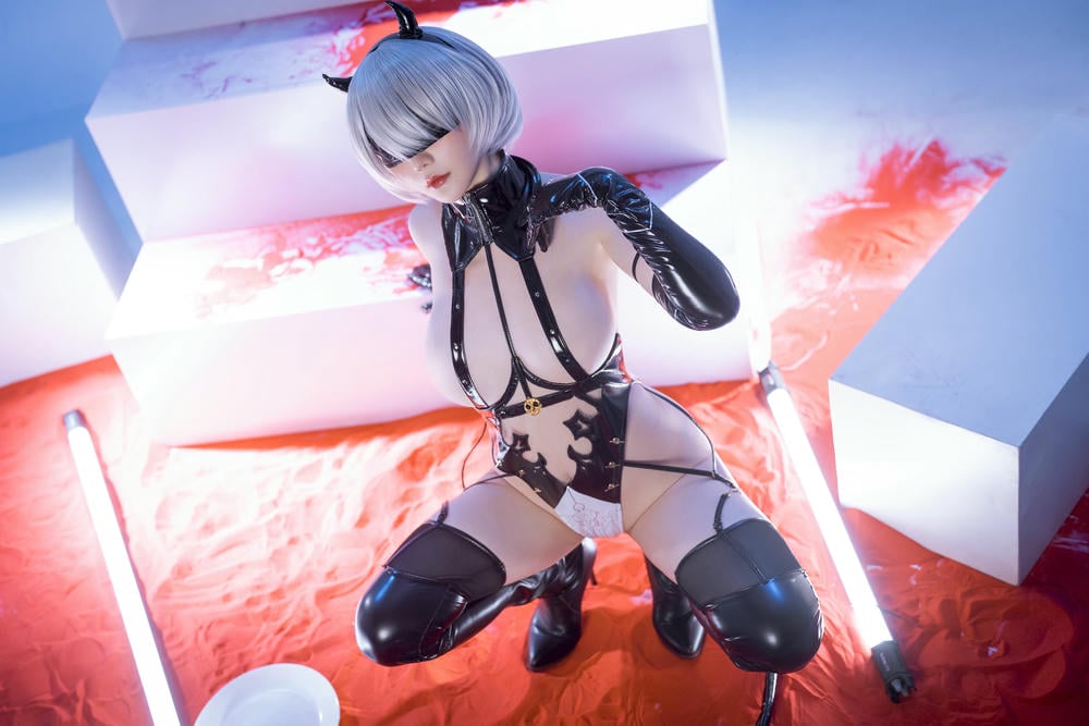 图片[46]-星之遲遲 – 年8月計劃F 尼爾：機械紀元 2B 同人【66P】 – COSPLAY-御萝部落