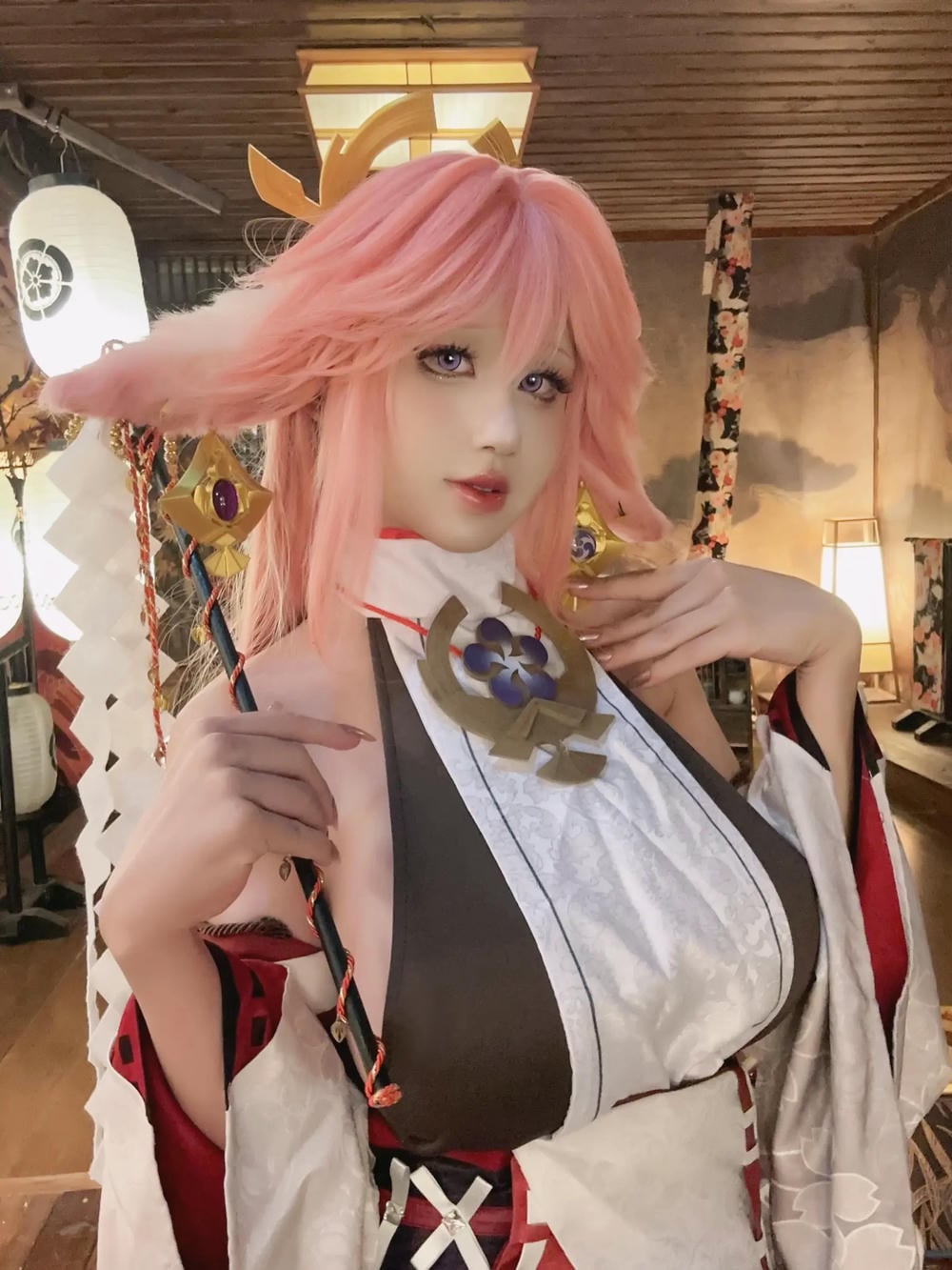 图片[11]-桜滿三時 八重神子【89P】 – COSPLAY-御萝部落