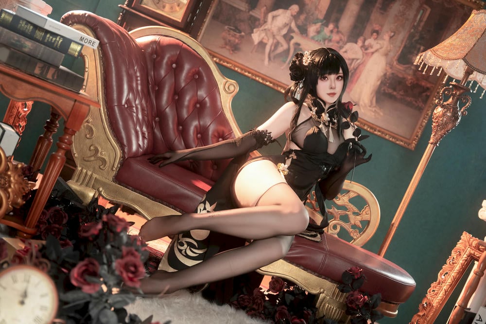 图片[16]-Natsuko夏夏子 – 碧藍航線鎮海旗袍【76P】 – COSPLAY-御萝部落