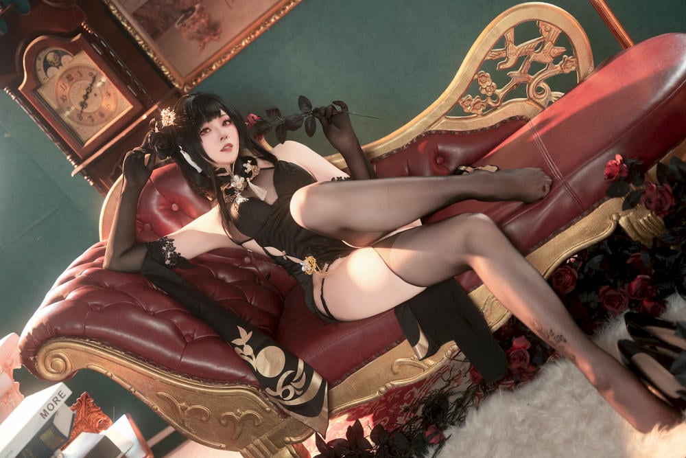 图片[19]-Natsuko夏夏子 – 碧藍航線鎮海旗袍【76P】 – COSPLAY-御萝部落