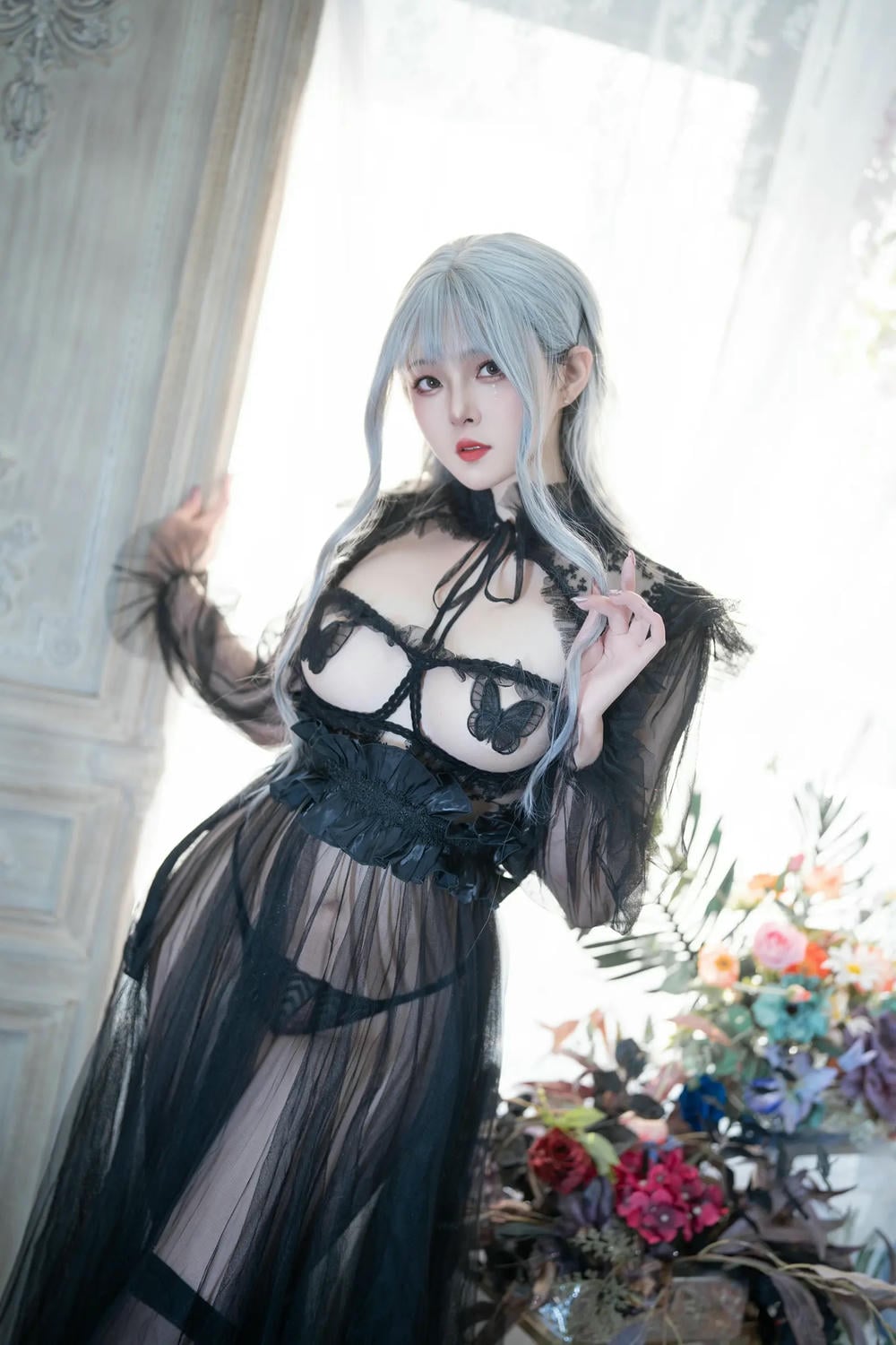 Natsuko夏夏子 – Black Butterfly 【62P】 – COSPLAY-御萝部落