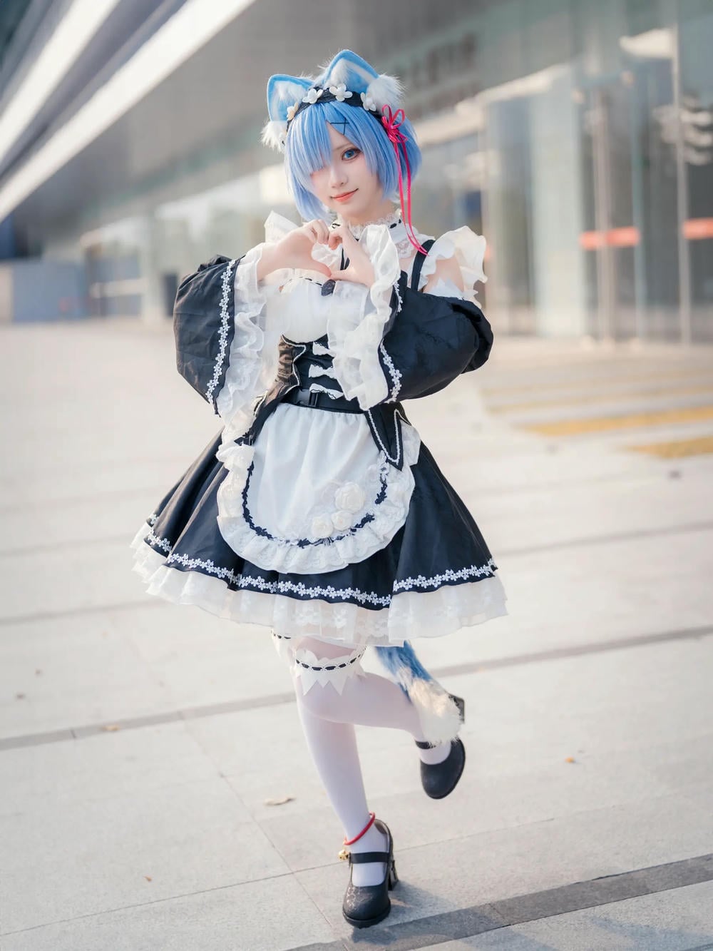 图片[2]-花柒hana 螢火蟲動漫嘉年華 貓貓蕾姆【107P】 – COSPLAY-御萝部落