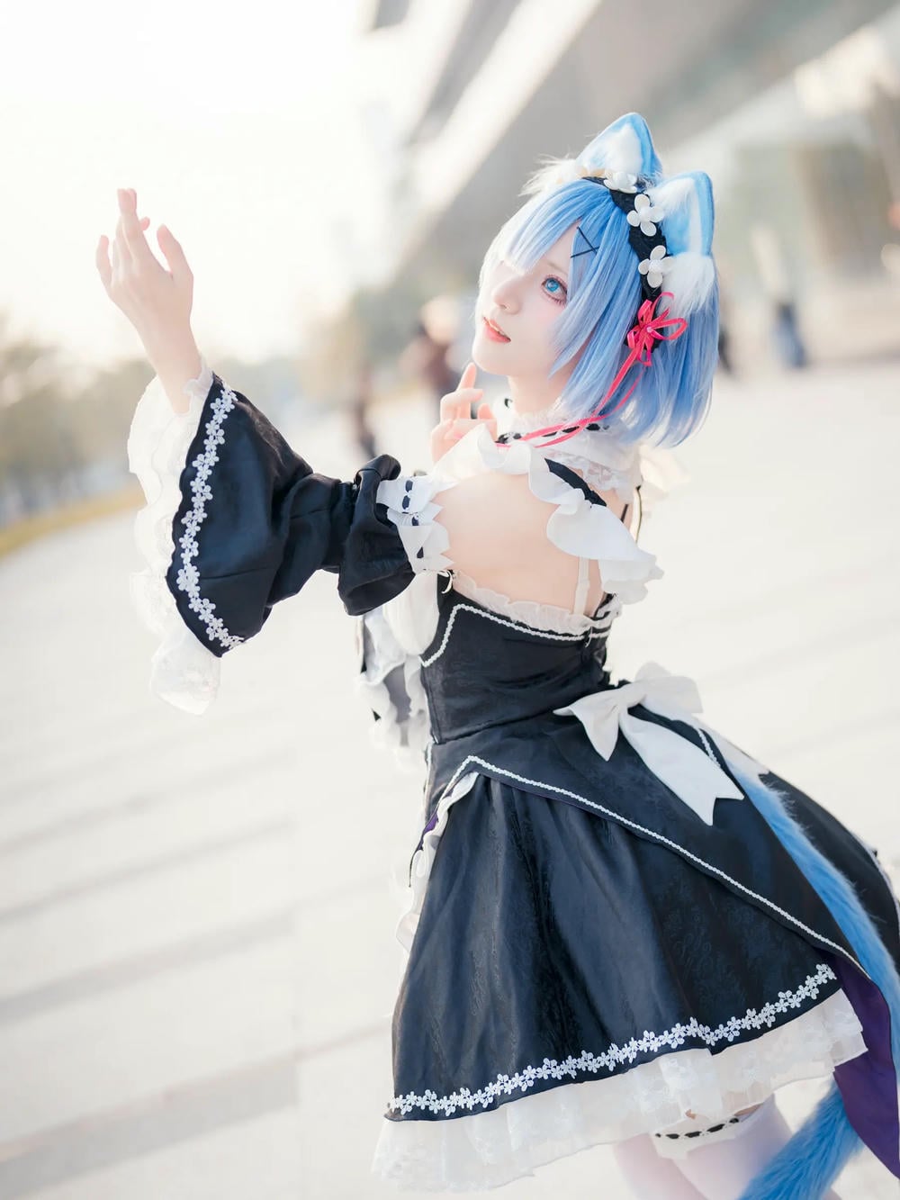 图片[4]-花柒hana 螢火蟲動漫嘉年華 貓貓蕾姆【107P】 – COSPLAY-御萝部落