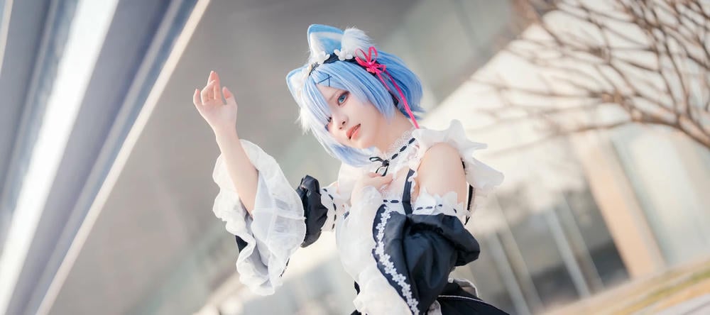 图片[6]-花柒hana 螢火蟲動漫嘉年華 貓貓蕾姆【107P】 – COSPLAY-御萝部落