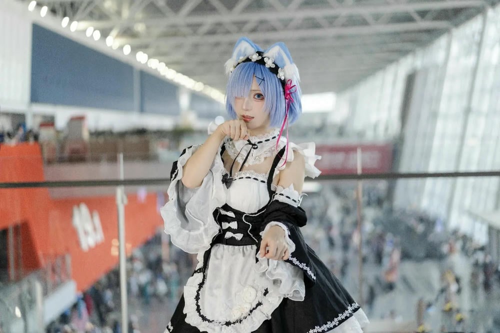 图片[13]-花柒hana 螢火蟲動漫嘉年華 貓貓蕾姆【107P】 – COSPLAY-御萝部落