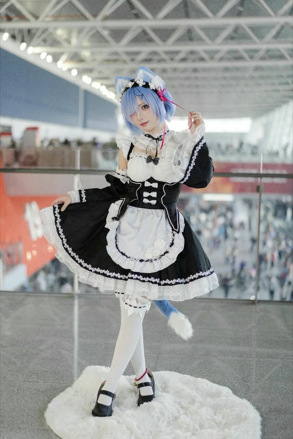 图片[18]-花柒hana 螢火蟲動漫嘉年華 貓貓蕾姆【107P】 – COSPLAY-御萝部落