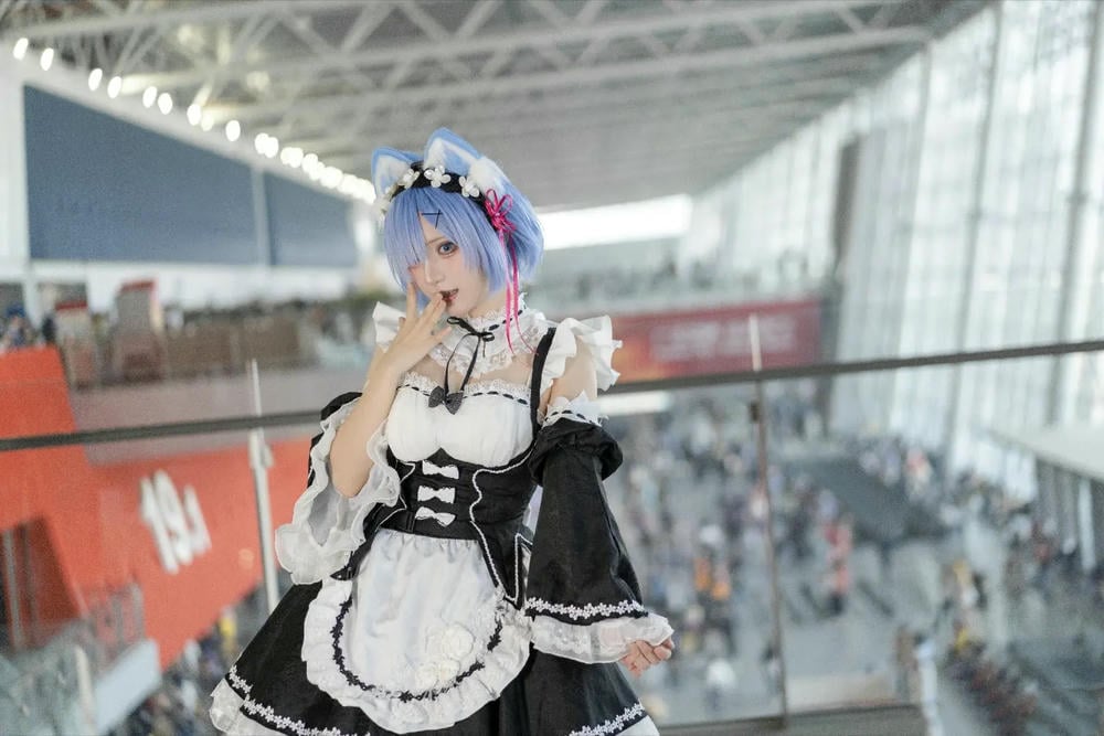 图片[19]-花柒hana 螢火蟲動漫嘉年華 貓貓蕾姆【107P】 – COSPLAY-御萝部落