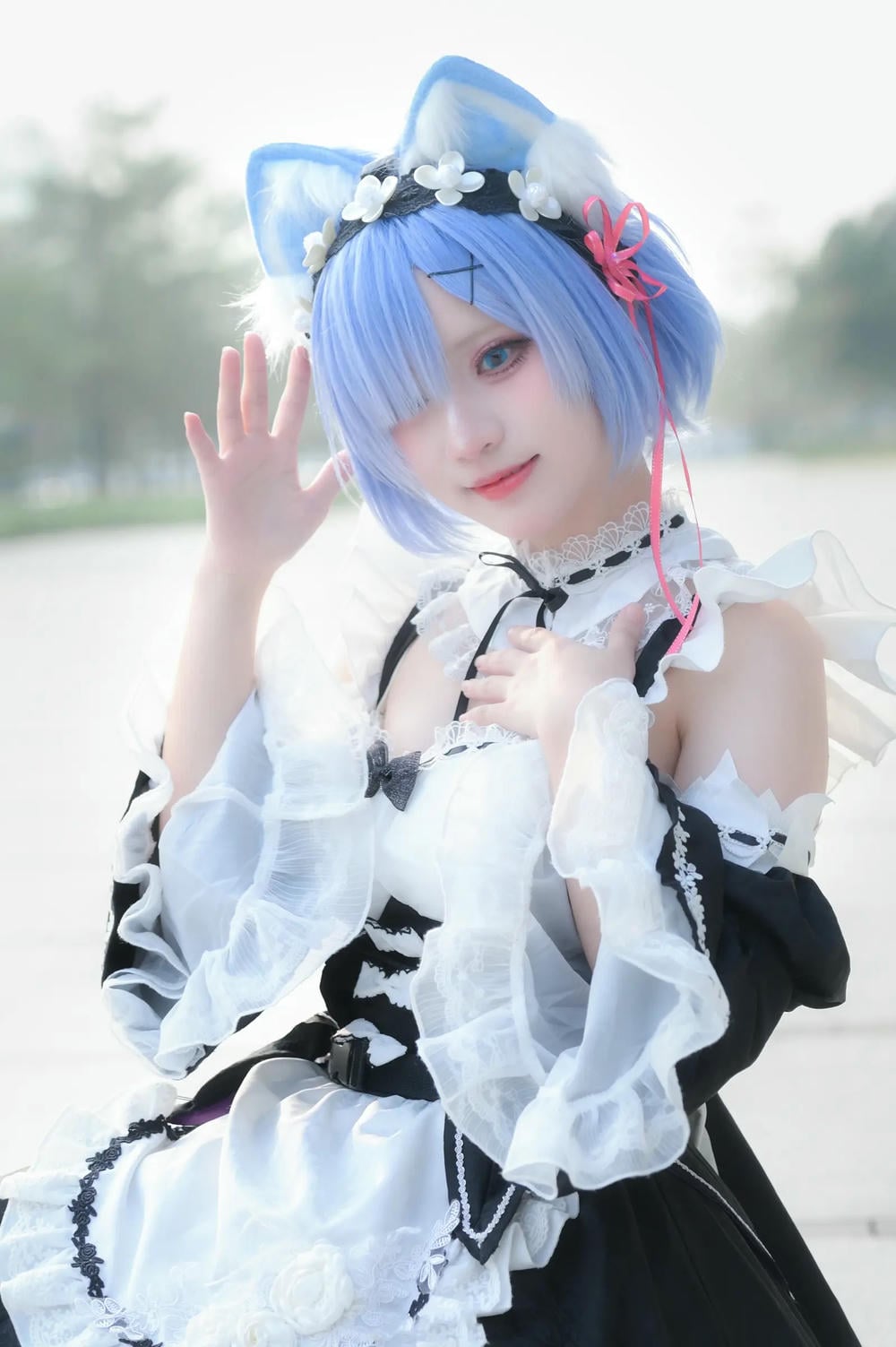 图片[25]-花柒hana 螢火蟲動漫嘉年華 貓貓蕾姆【107P】 – COSPLAY-御萝部落