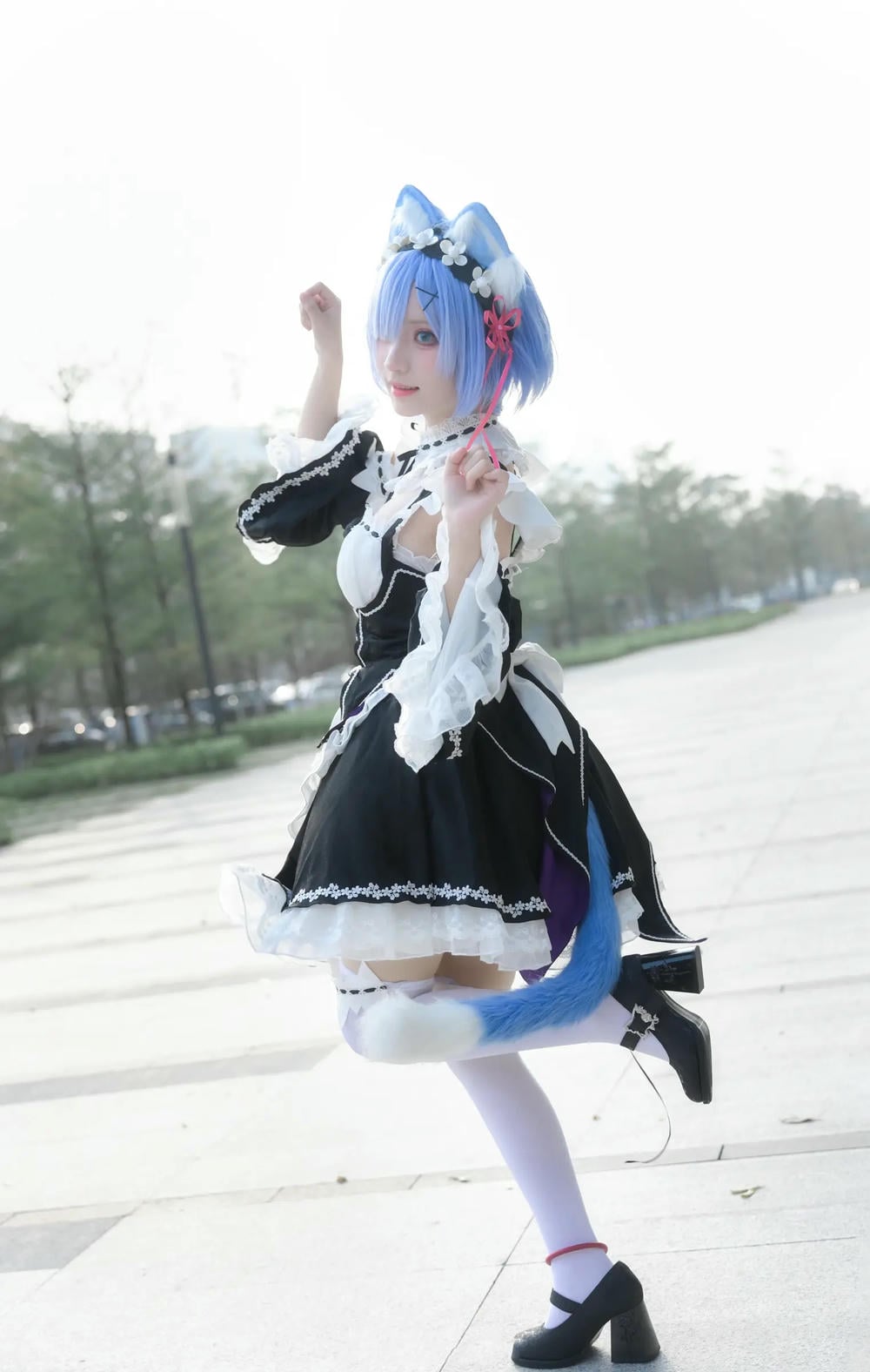 图片[27]-花柒hana 螢火蟲動漫嘉年華 貓貓蕾姆【107P】 – COSPLAY-御萝部落