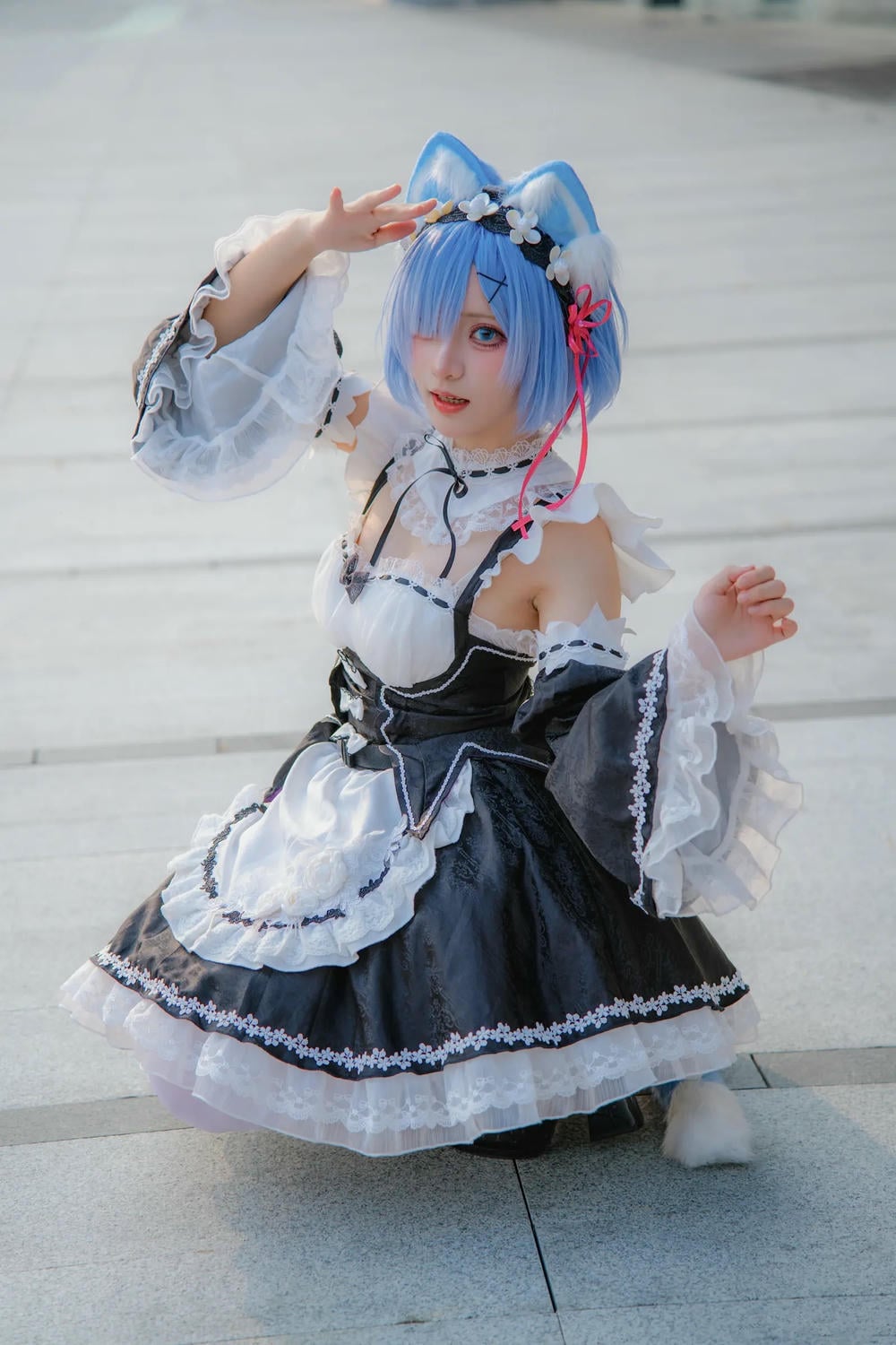 图片[38]-花柒hana 螢火蟲動漫嘉年華 貓貓蕾姆【107P】 – COSPLAY-御萝部落