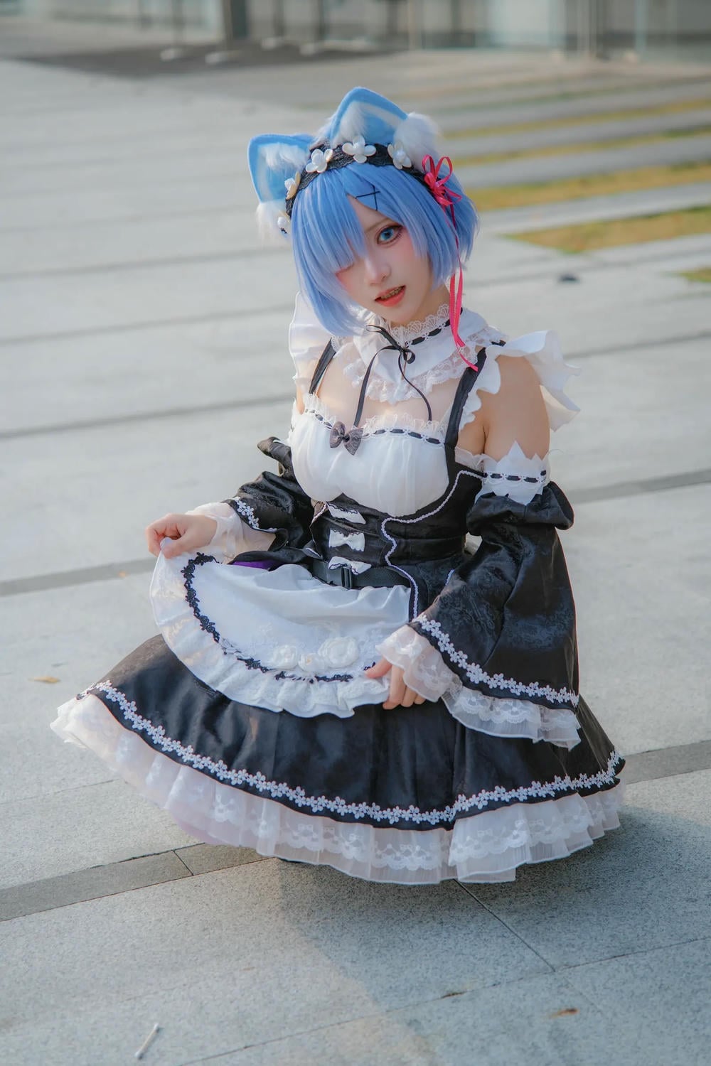 图片[39]-花柒hana 螢火蟲動漫嘉年華 貓貓蕾姆【107P】 – COSPLAY-御萝部落