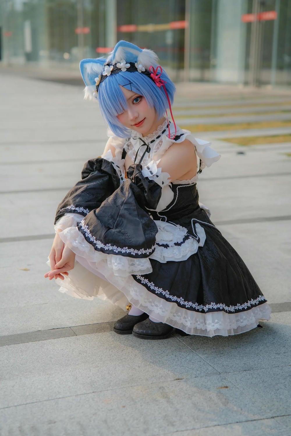 图片[40]-花柒hana 螢火蟲動漫嘉年華 貓貓蕾姆【107P】 – COSPLAY-御萝部落