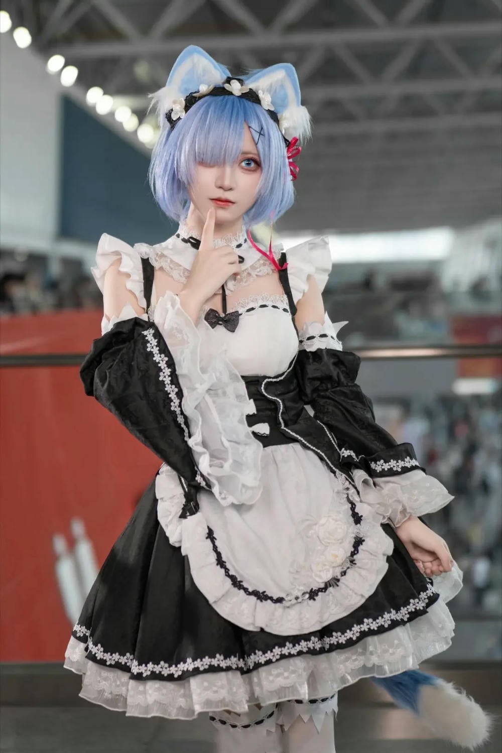 图片[43]-花柒hana 螢火蟲動漫嘉年華 貓貓蕾姆【107P】 – COSPLAY-御萝部落