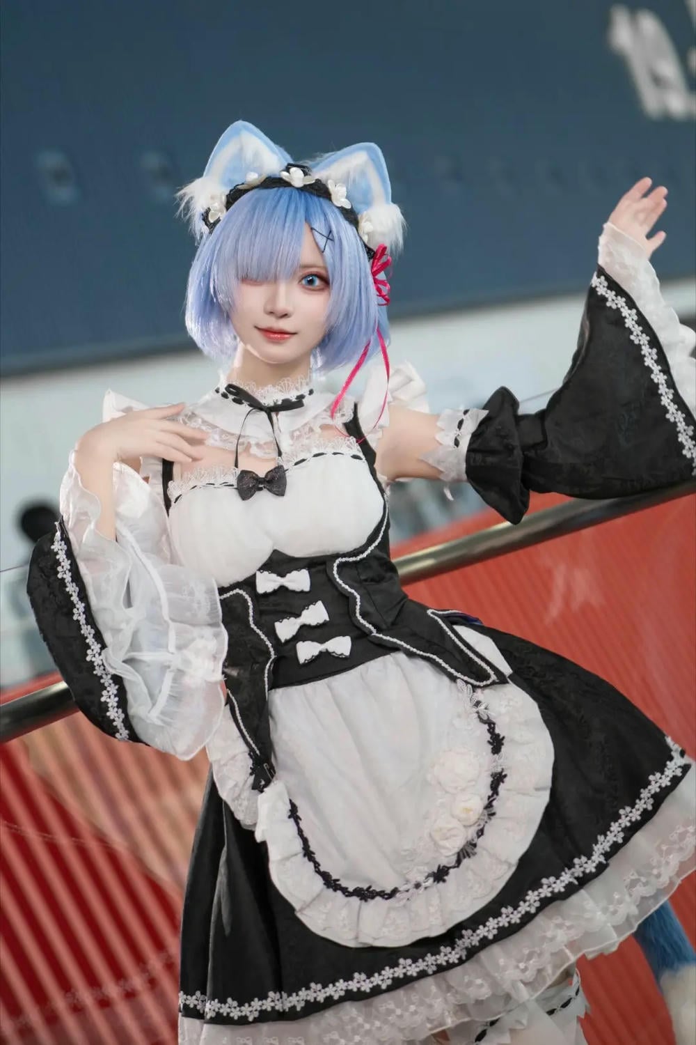 图片[45]-花柒hana 螢火蟲動漫嘉年華 貓貓蕾姆【107P】 – COSPLAY-御萝部落