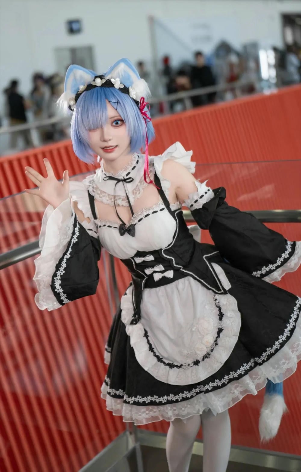 图片[49]-花柒hana 螢火蟲動漫嘉年華 貓貓蕾姆【107P】 – COSPLAY-御萝部落