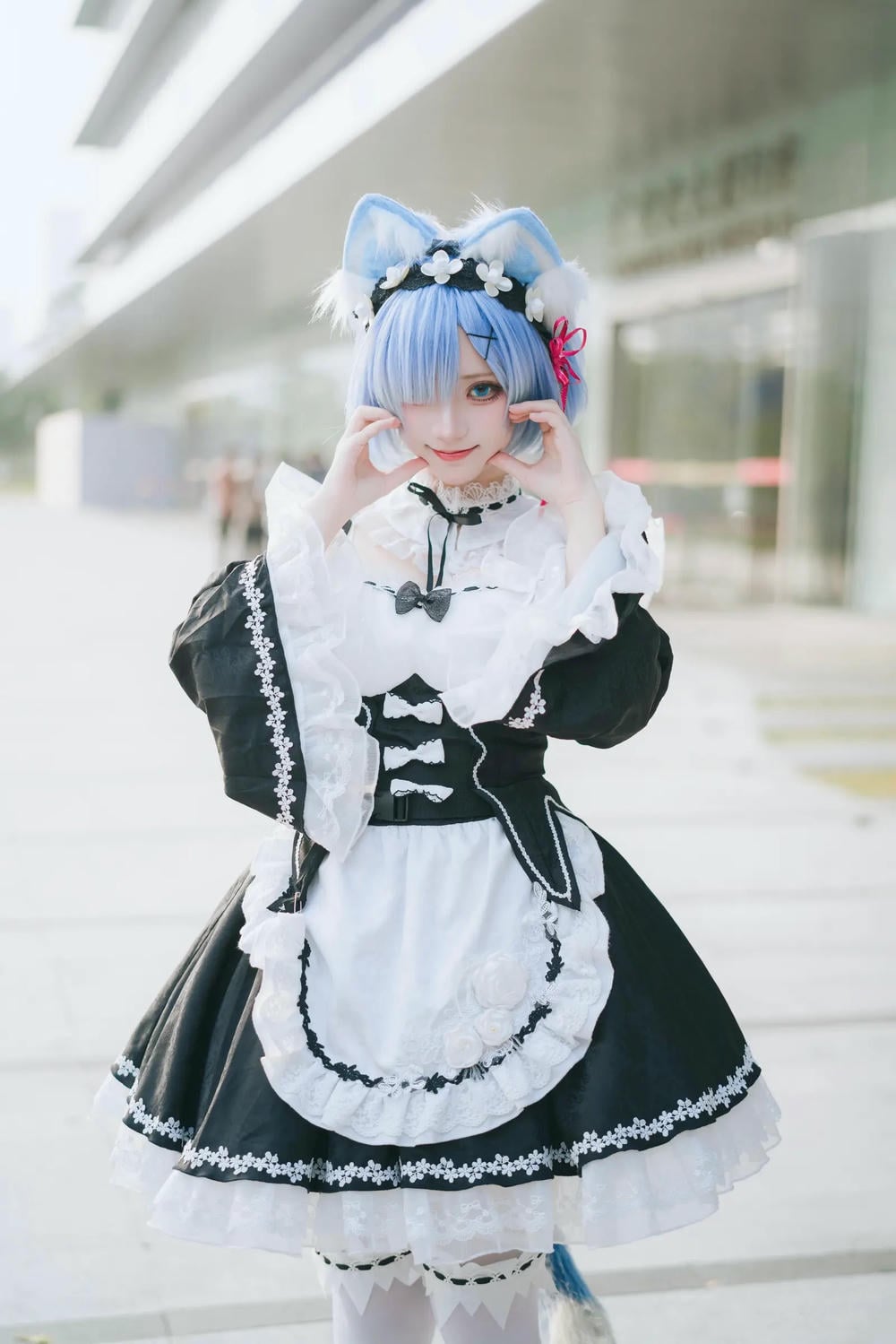 图片[62]-花柒hana 螢火蟲動漫嘉年華 貓貓蕾姆【107P】 – COSPLAY-御萝部落