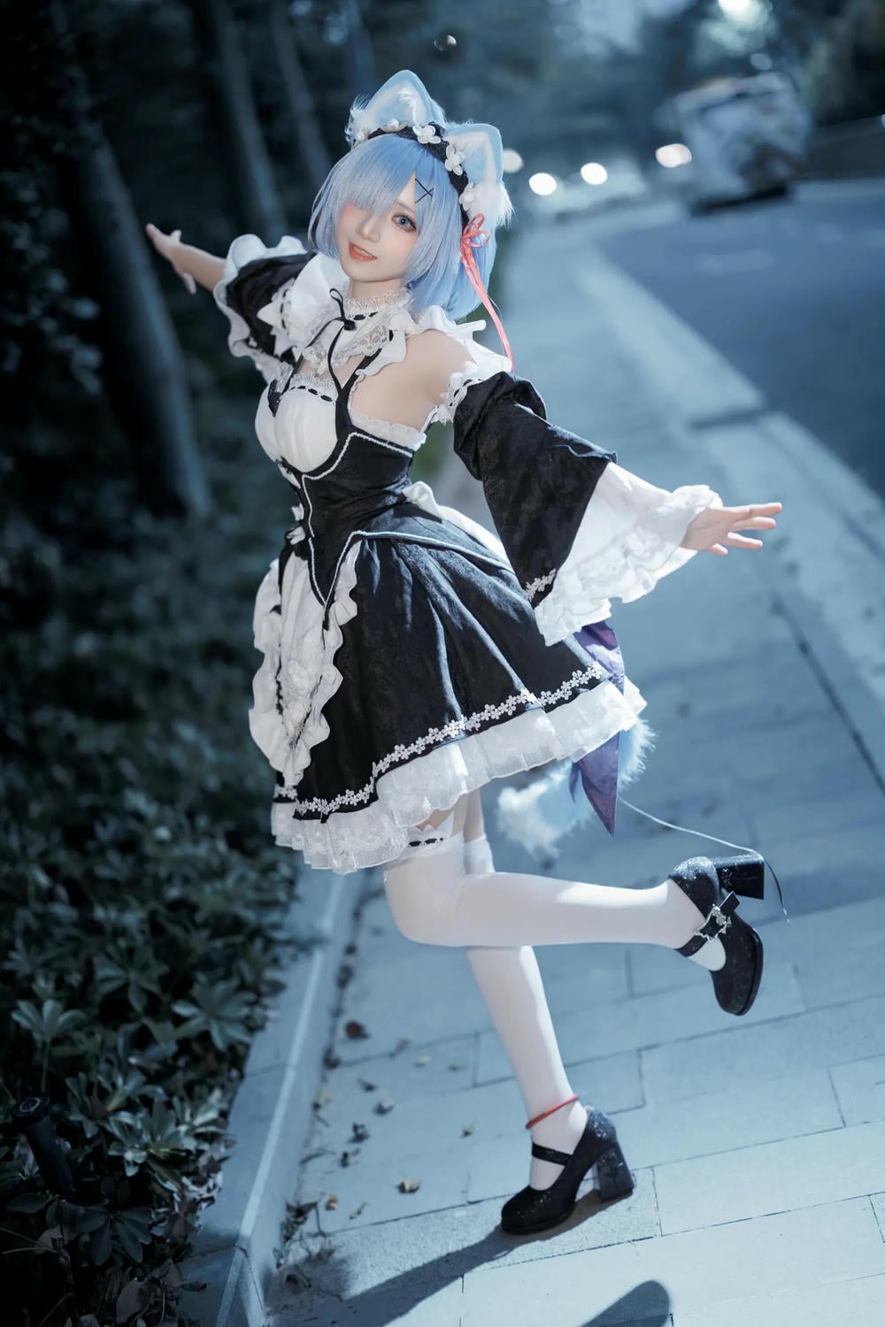 图片[68]-花柒hana 螢火蟲動漫嘉年華 貓貓蕾姆【107P】 – COSPLAY-御萝部落