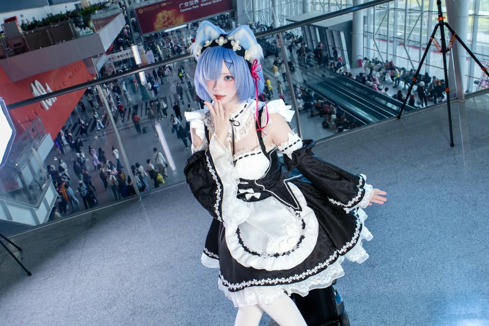 图片[82]-花柒hana 螢火蟲動漫嘉年華 貓貓蕾姆【107P】 – COSPLAY-御萝部落