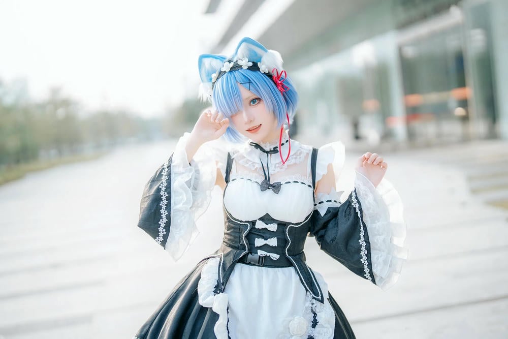 图片[91]-花柒hana 螢火蟲動漫嘉年華 貓貓蕾姆【107P】 – COSPLAY-御萝部落