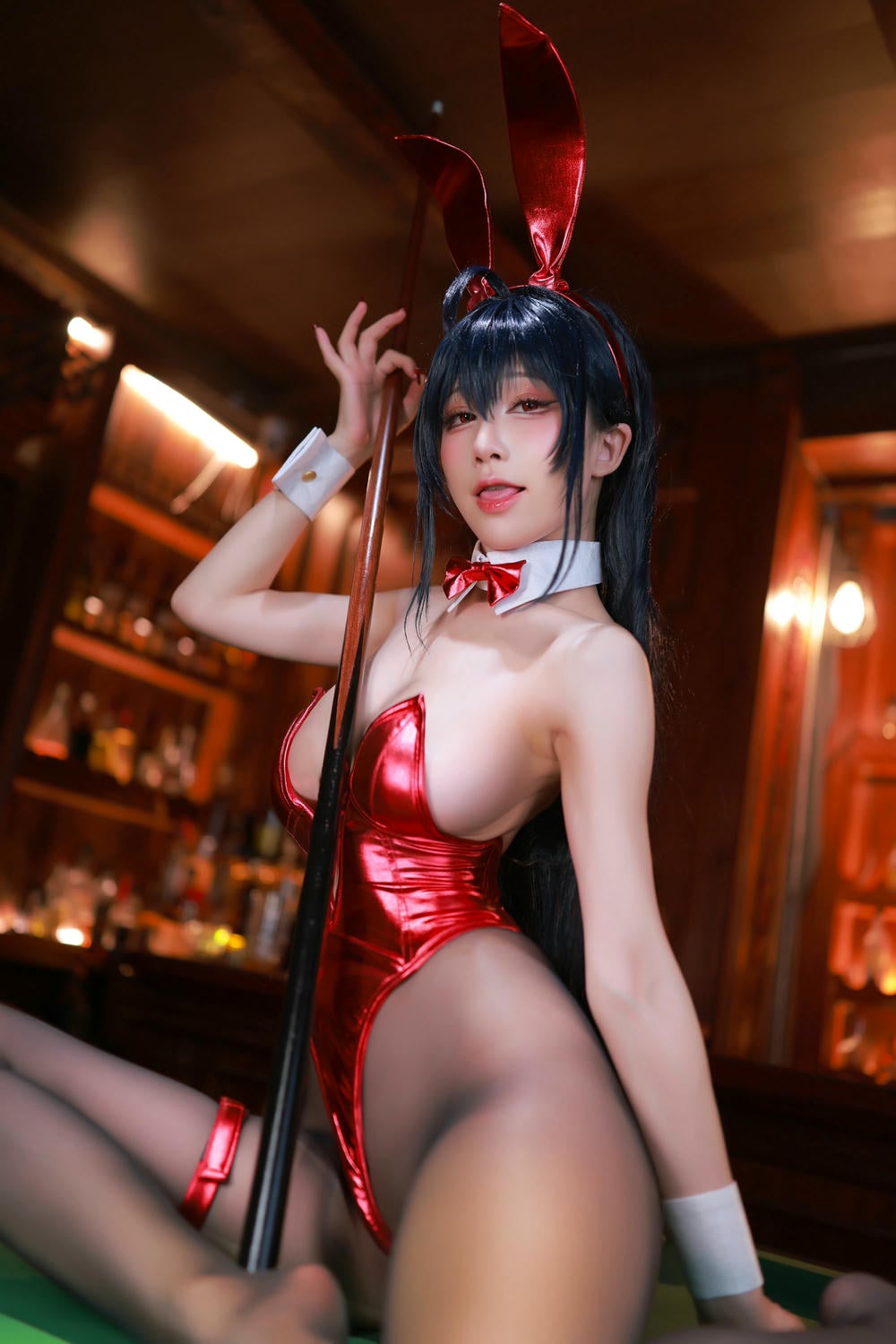 图片[26]-水淼 Aqua – Azurlane Taihou Bunny アズールレーン 大鳳 バニー❥ 新作DL コスプレ【59P】 – COSPLAY-御萝部落