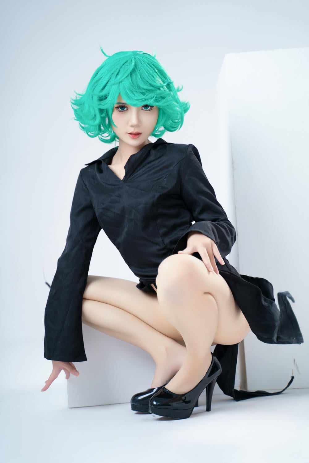 图片[35]-PoppaChan cosplay Tatsumaki – One-Punch Man【128P】 – COSPLAY-御萝部落
