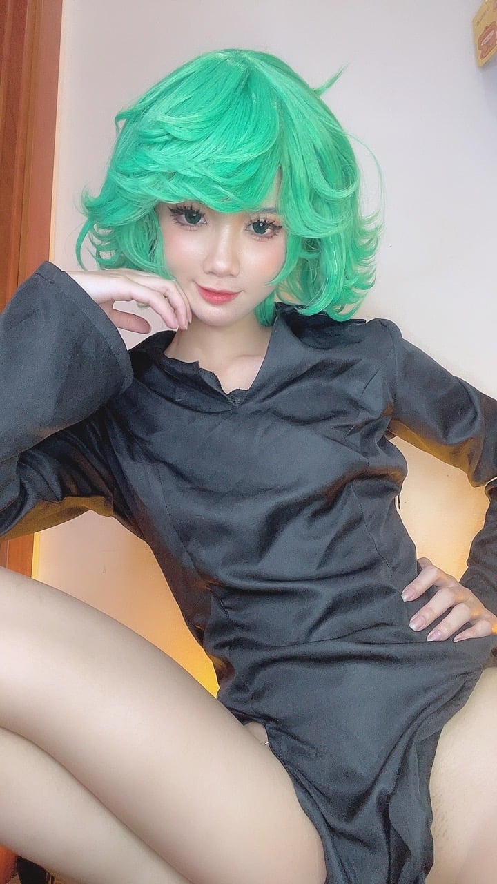 图片[101]-PoppaChan cosplay Tatsumaki – One-Punch Man【128P】 – COSPLAY-御萝部落