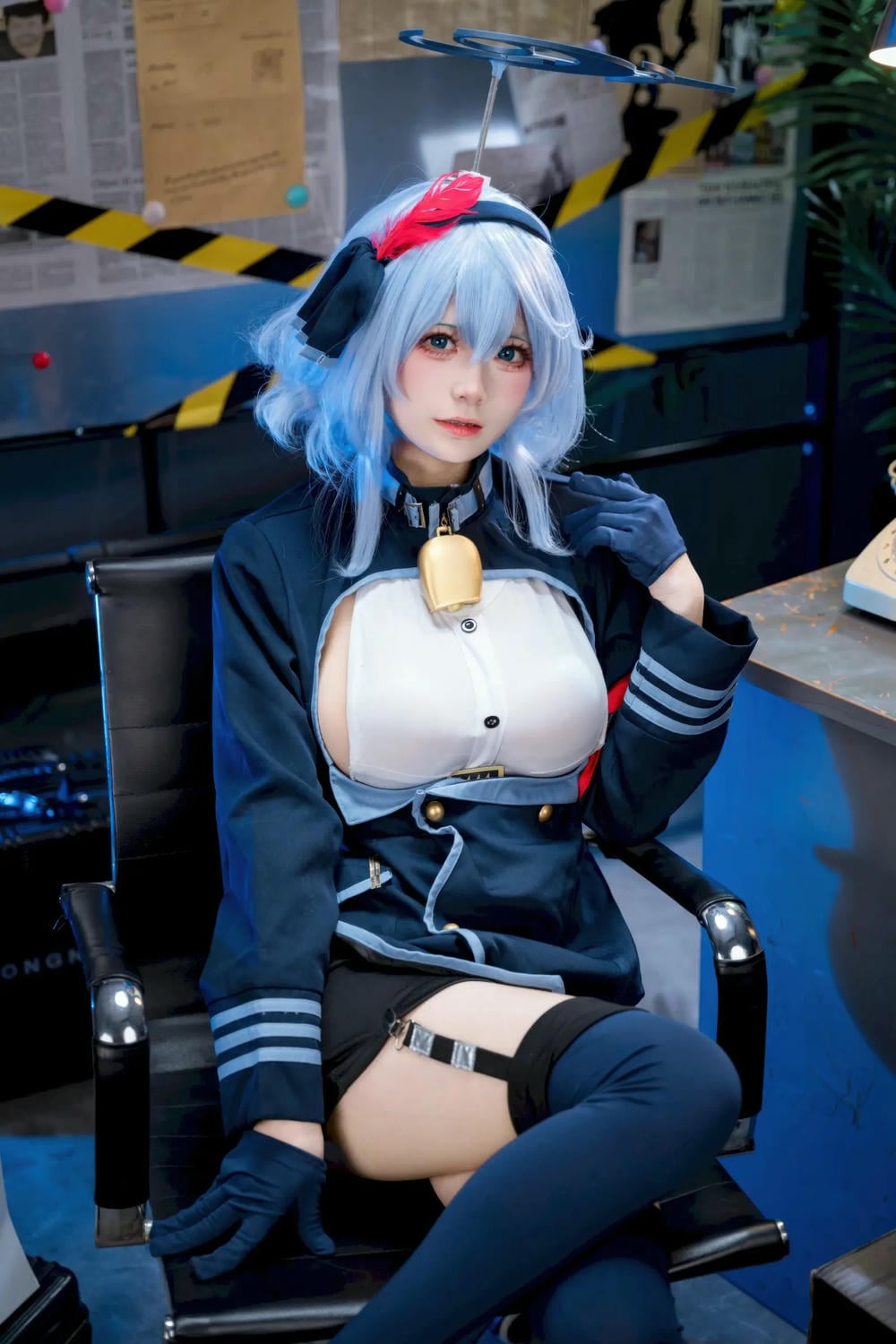 图片[3]-九柒喵 蔚藍檔案 天雨亞子【46P】 – COSPLAY-御萝部落