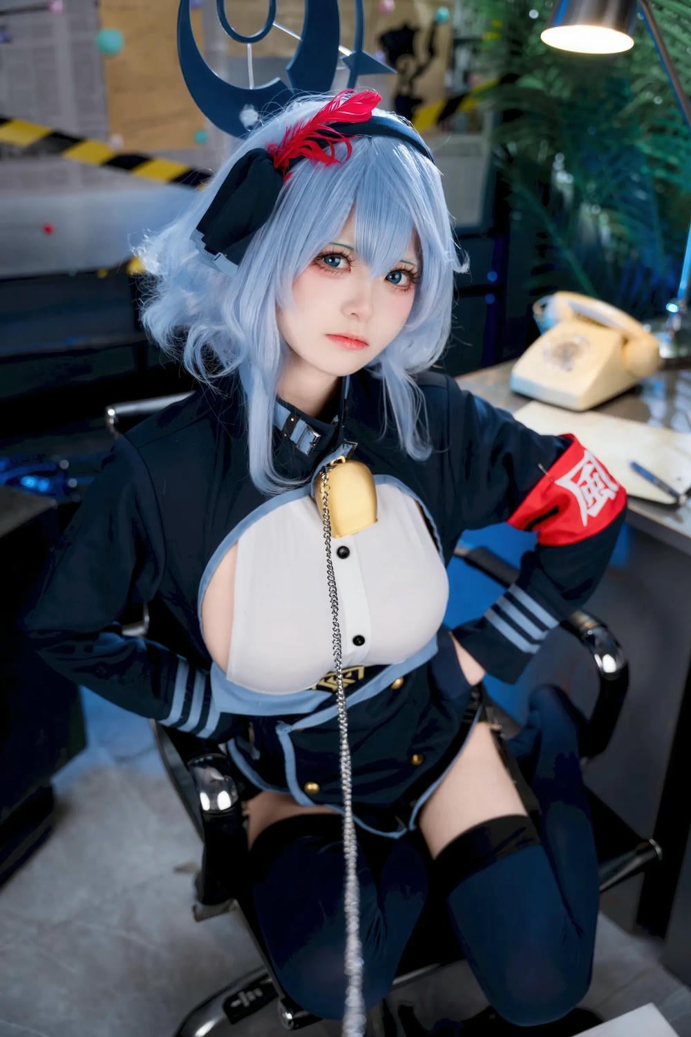 图片[33]-九柒喵 蔚藍檔案 天雨亞子【46P】 – COSPLAY-御萝部落